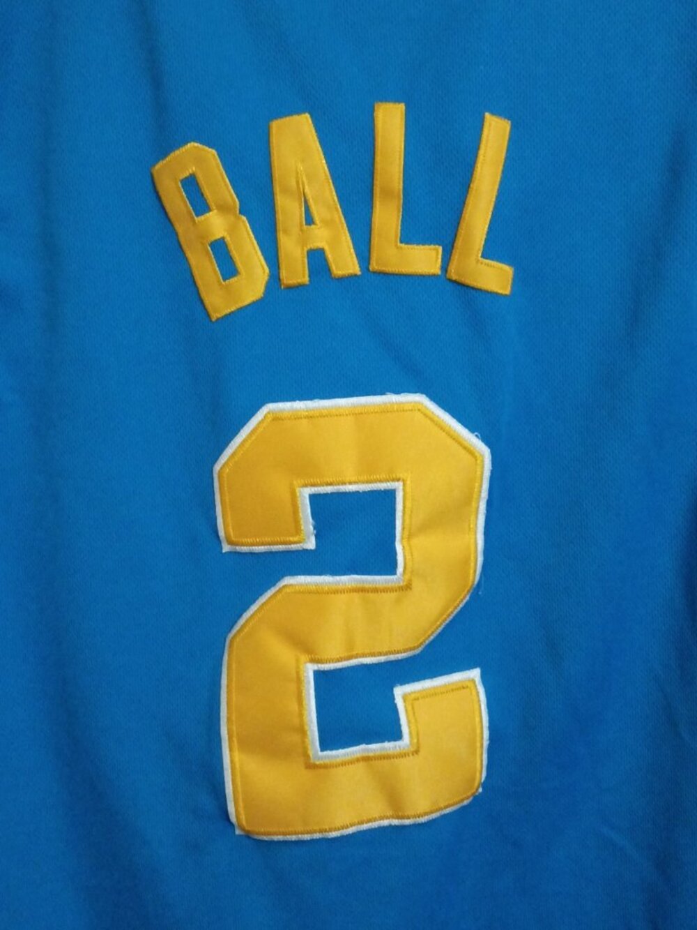 Adidas UCLA Bruins Basketball Jersey #2 - Mens Size Medium M - Lonzo Ball Blue - Picture 9 of 11